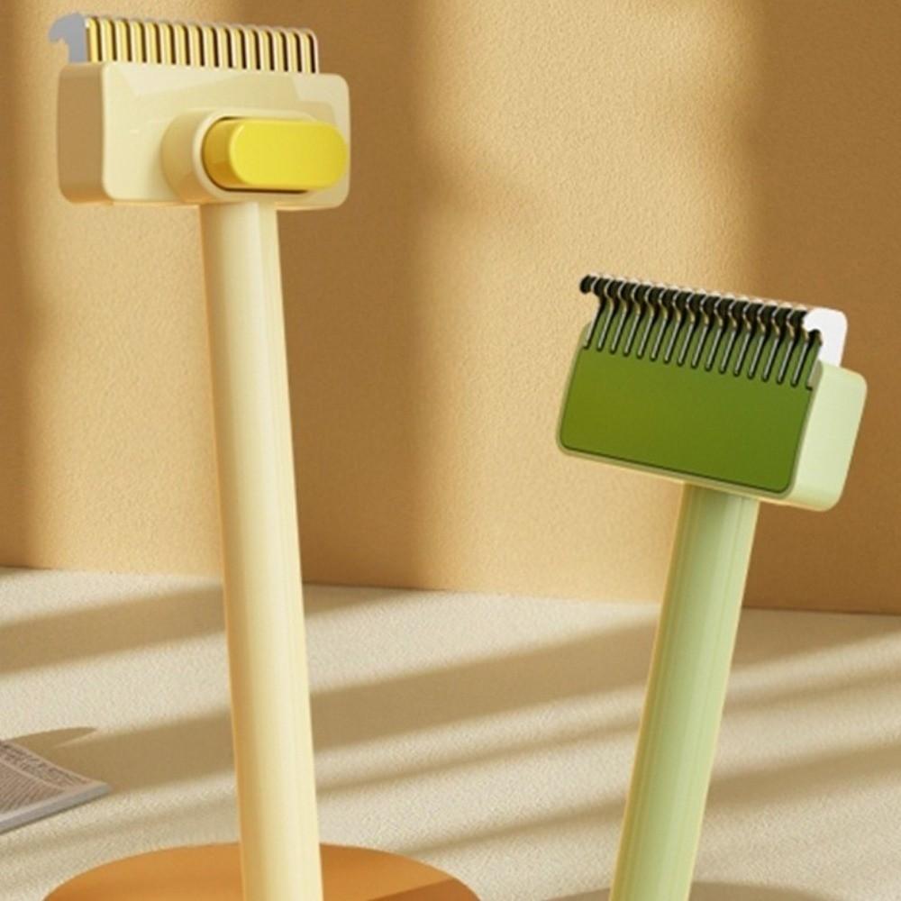 Stainless Steel Pet Grooming Brush Double Sided Cat Hair Remover Deshedding Brush  Kitten Grooming