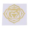 7 Pcs Sacred Geometry Metal Stickers Delicate Flower of Life Chakras Stickers Pyramid Meditation Art Resin Filler Supply