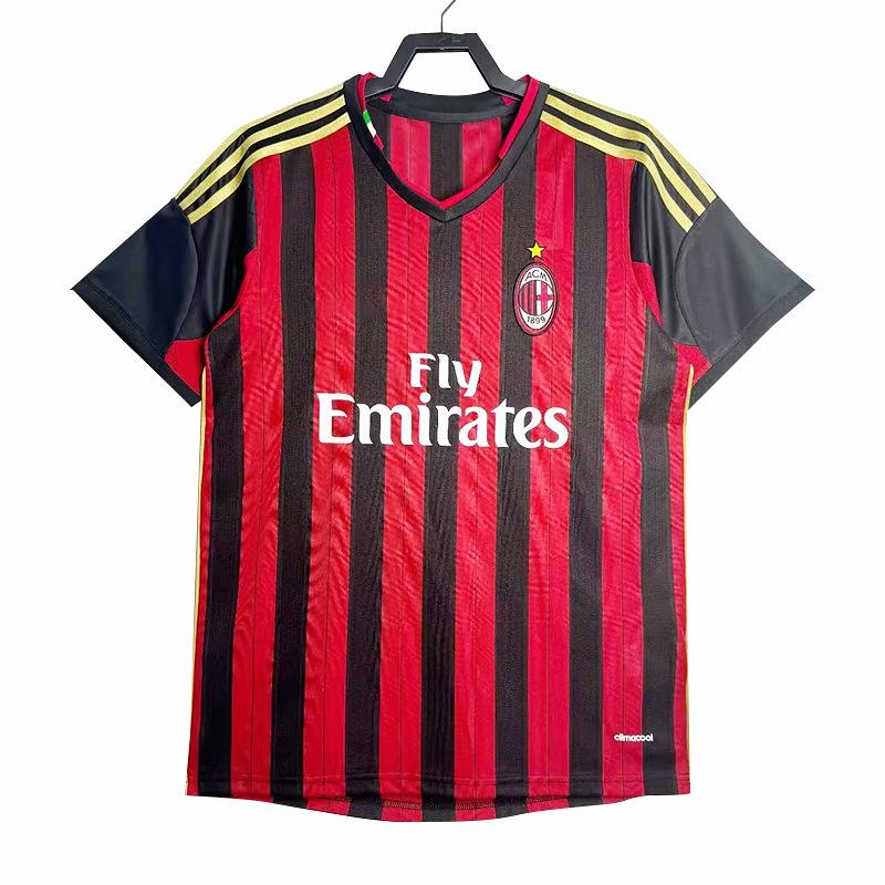 Club retro jersey home and away retro top nostalgic league Champions League version short sleeve Red Devils main Real Madrid
