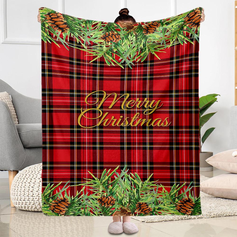 Christmas 239 Blanket Soft & Cozy Great for Sofa Office Chair Picnics All-Season Use Modern Gifts For Family Or Friends