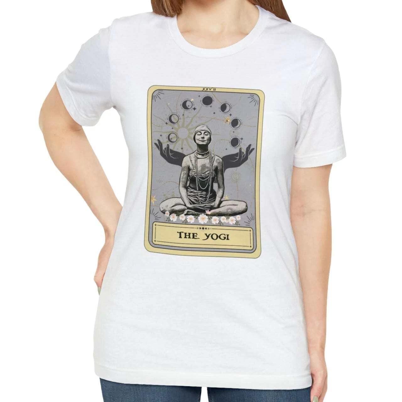 The Yogi Tarot Shirt, Tarot Shirt, Yoga Shirt, Gift for Yoga Lover S