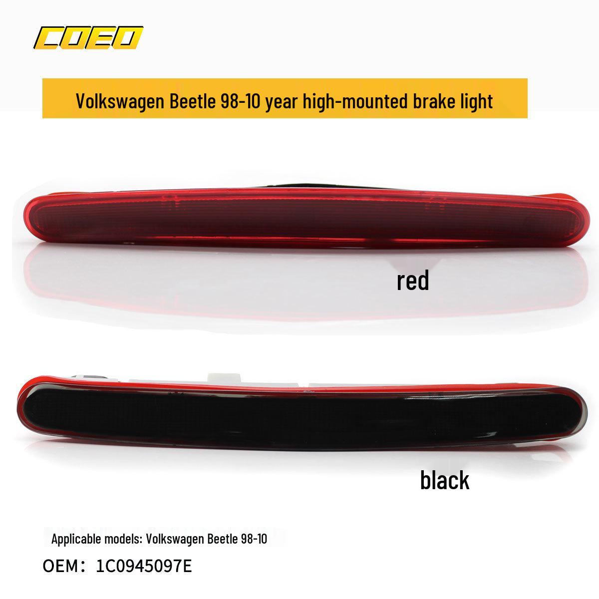 

Volkswagen Beetle 98-10 High-Mount LED Brake Light 1C0945097E Super Bright, Anti-Tailgating червоний