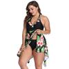 Women Nylon Watermark Skirt Swing Size Sexy Swimsuit Split Size Swimsuit Suit