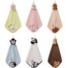Animal Patterneds Kids Hand Towels Soft Corals Velvets Highly Absorbent Fast Drying For Kitchens And Bathrooms
