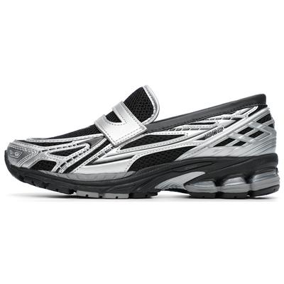 1906L Silver Metallic Black Unisex Sneakers Grey U1906LOC