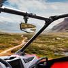 UTV Rear View Mirror, RZR Center Rearview Mirror 1.5"-2" Roll Bar Mount Compatible with Polaris RZR General, Pioneer, Talon, Can Am Commander
