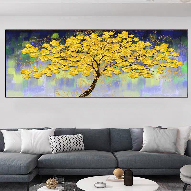 Abstract Tree of Life Oil Canvas Painting Landscape Posters and Prints Wall Art Pictures Cuadros Living Room Home Decor No Frame