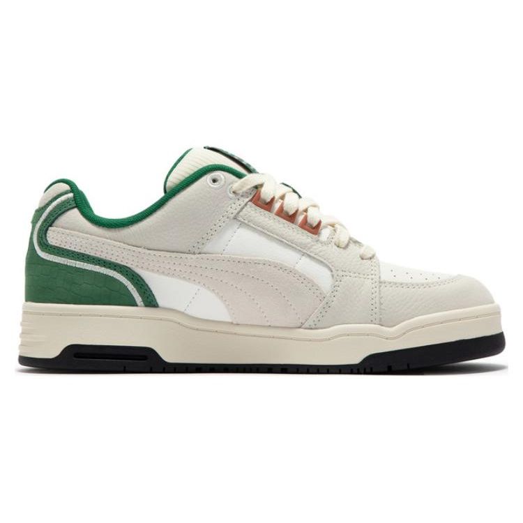 Puma Slipstream Lo FG Off White Green Unisex Sneakers Cream 389468-01