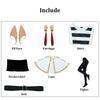Frieren: Jenseits des Endes der Reise Cosplay Kostüm Anime Sousou no Frieren Kleid Perücken Kinder Mädchen Damen Party Rollenspiel Outfits