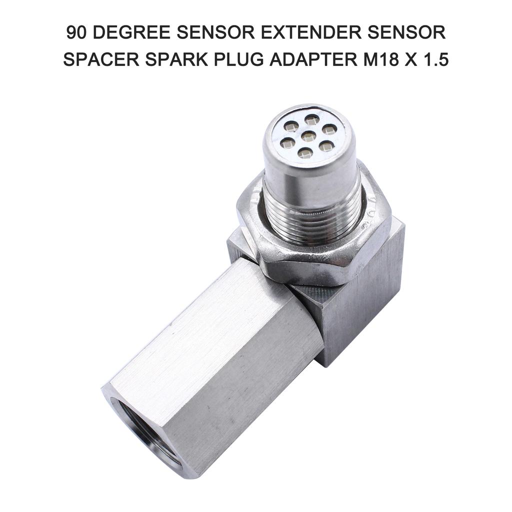 90 Degree Sensor Extender Sensor Spacer Spark Plug Adapter M18x15
