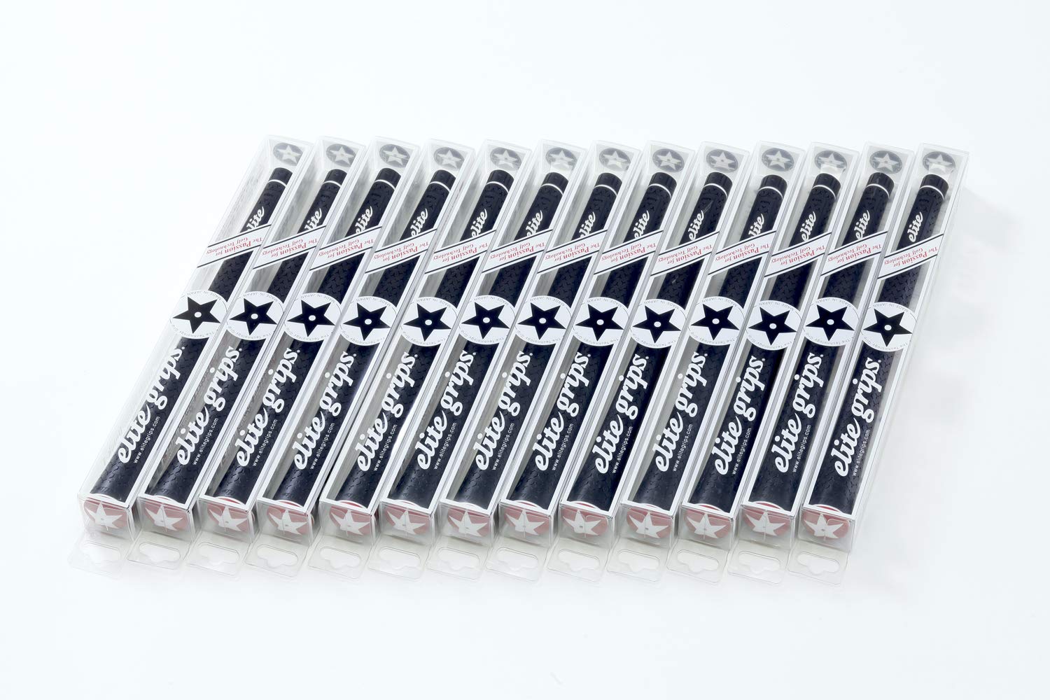 

elitegrips Golf Grips M58 set Classic Red with back line Y360°s 13-piece