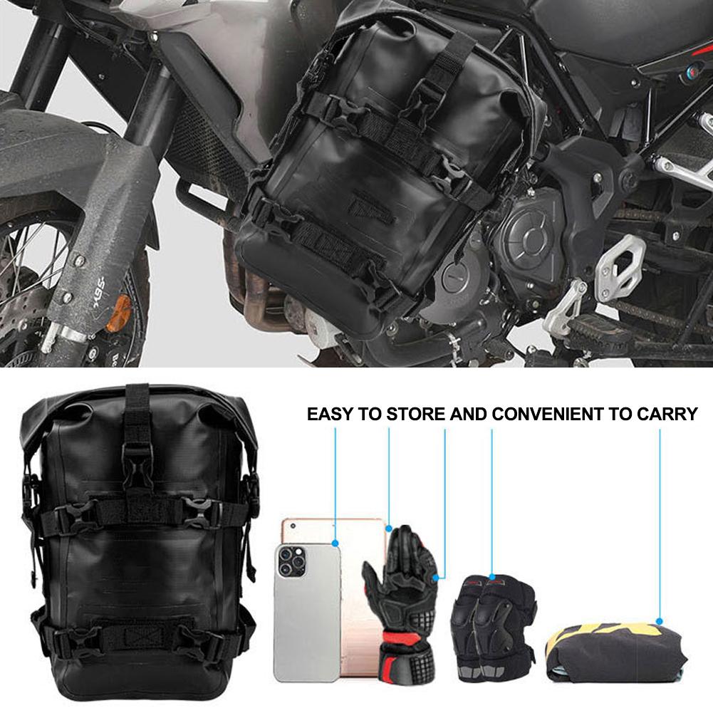 1/2 Stück Motorrad Sturzbügeltasche Wasserdichte Sturzbügeltasche Stoßstangenreparaturwerkzeugtasche Für R1200GS R1250GS ADV HONDA NC750X CB500X