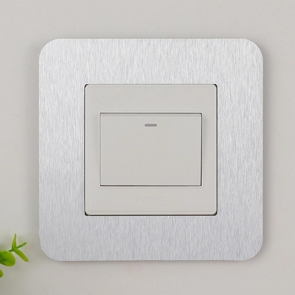 Dustproof Socket Frame Cover Anti-Dirty Acrylic Wall Decor Home Wall Renovation