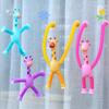 4Pcs Telescopic Suction Cup Versatile Interactive Shape Changing Giraffe