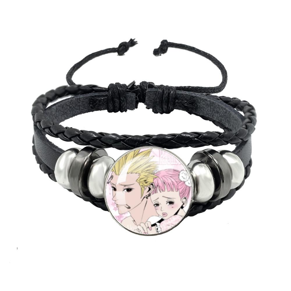 

Anime Paradise Kiss Character Yukari Hayasaka Miwako Sakurada Bracelet Wove Rope Black Bracelet Accessories Gift Jewelry