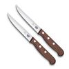 VICTORINOX Wooden Knife Set with Serrated Paring Knife and Steak Gift Ideal for Cutting and Vegetables 5.1230.12G Blades, Knife, Boxed, Steaks,