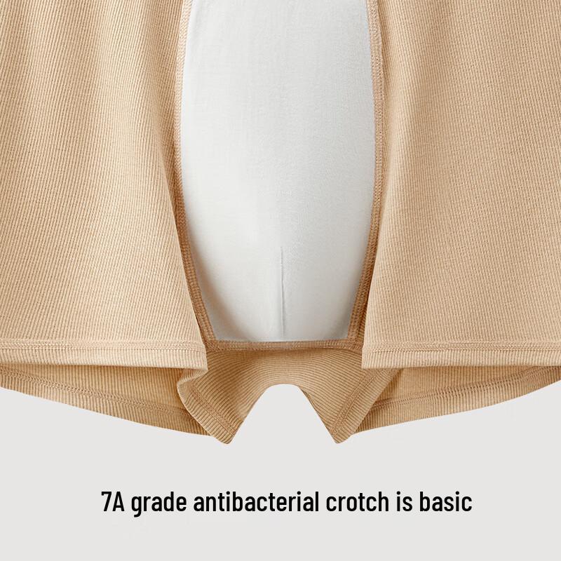 Youkeshu Men's Pure Cotton Antibacterial Boxer Briefs