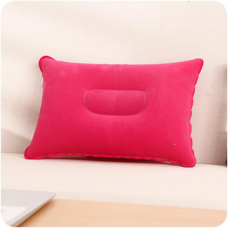 Outdoor PVC Pillow, Travel Camping Thick Flocking Rectangular Inflatable Pillow, Siesta Significant Other Square Pillow