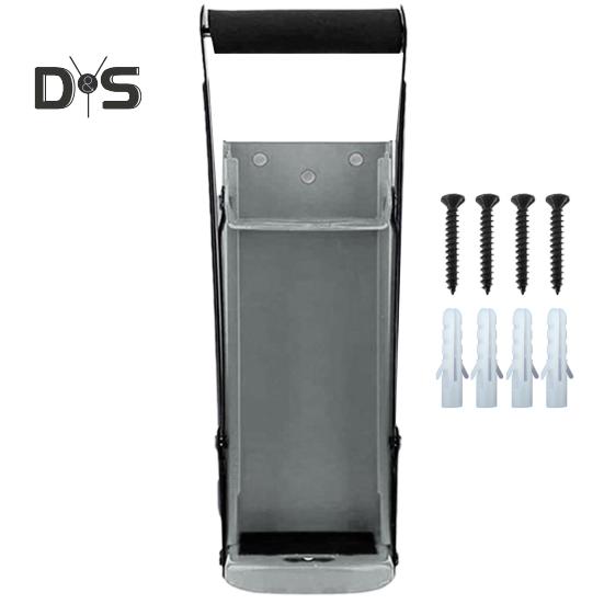 1 Set 16 Oz 500ml Anti-deformed Beer Can Crusher Wall-mounted Durable Simple Installation Beer Jar Plastic Drink Bottle Breaker