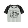Women T-Shirt Y2k Print Slim Graphic Summer Korean Fashion Harajuku Streetwear