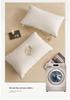Hotel Feather Velvet Pillow: Breathable, Washable, Neck Support for Adults