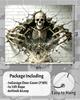 7X8 Ft Hanging Halloween Skeleton Decorations Garage Door Cover Backdrop