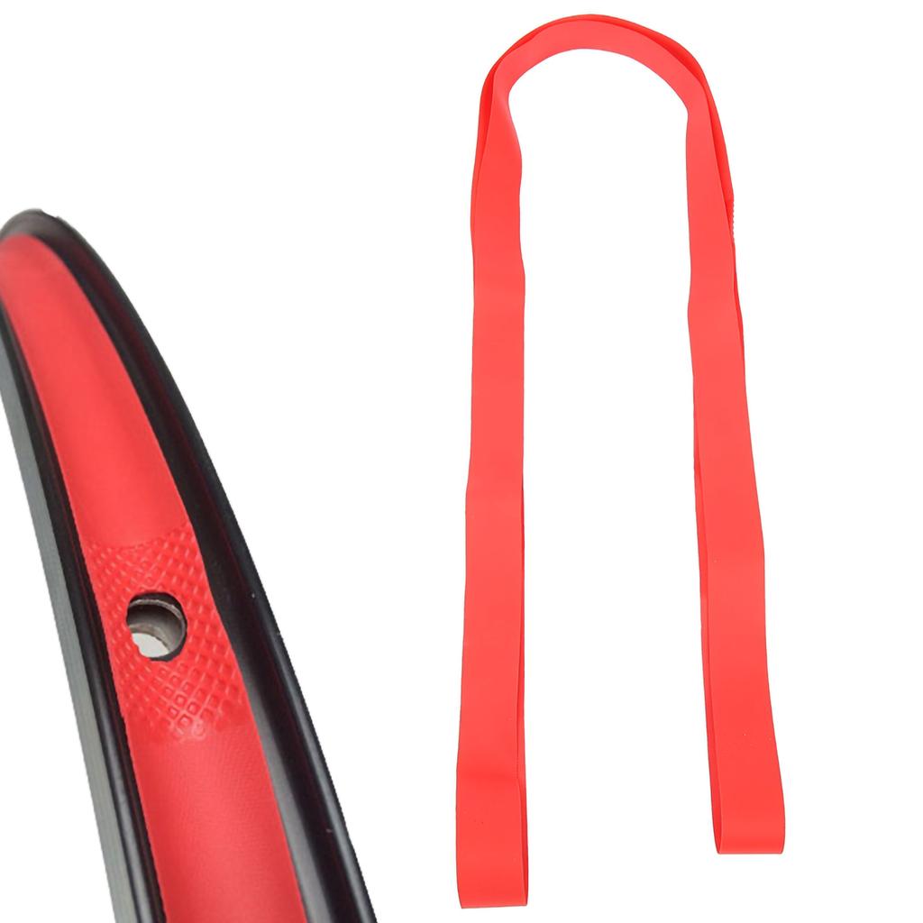 PVC Bicycle Inner Tube Tyre Mountain Bike Protection Pad Liner Bike Tire Rim Tape(Red 700C)