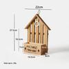 Decorative Anti-Corrosion Wall-Mounted Wooden Flower Pot for Indoor/Outdoor Use—Ideal for Kindergartens & Succulents