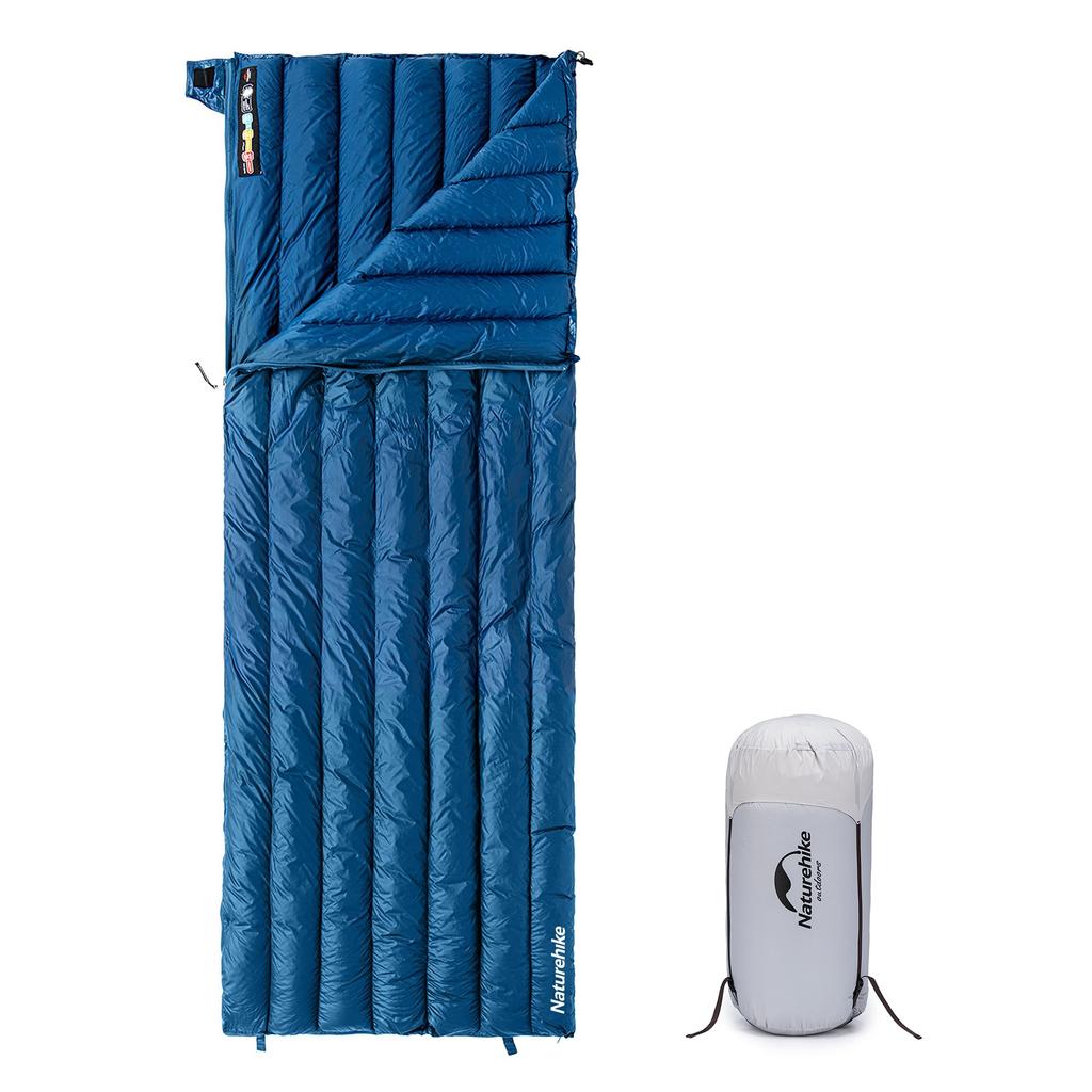 Naturehike Down Sleeping Comfortable Temperature Thermal For Outdoor Sleeping in Disaster Storage Bag Included Bag, Envelope-Style, Ultra-Lightweight,