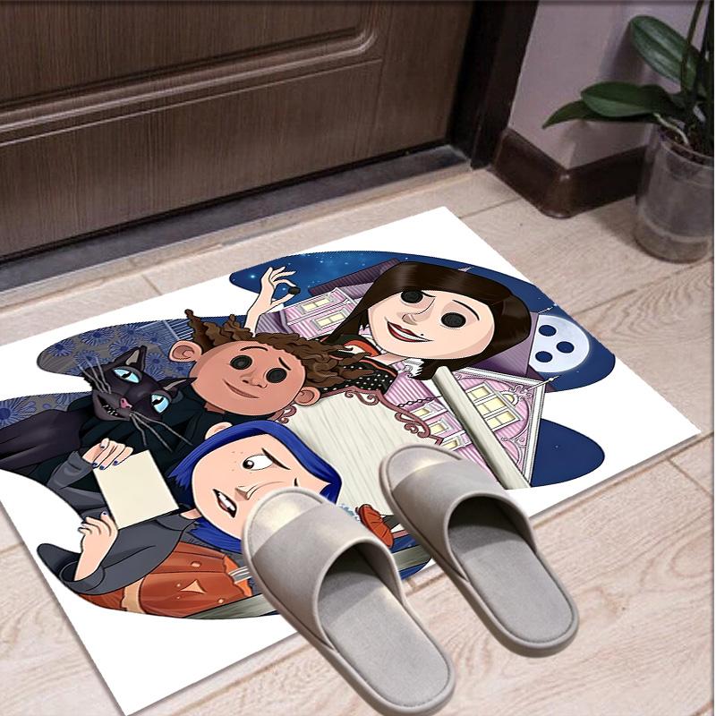 Coraline Pattern Rug, Indoor/Outdoor Mat, for Picnic, Gameroom, Bedroom, Office, Living Room, Home Decor Carpet, Birthday Gift
