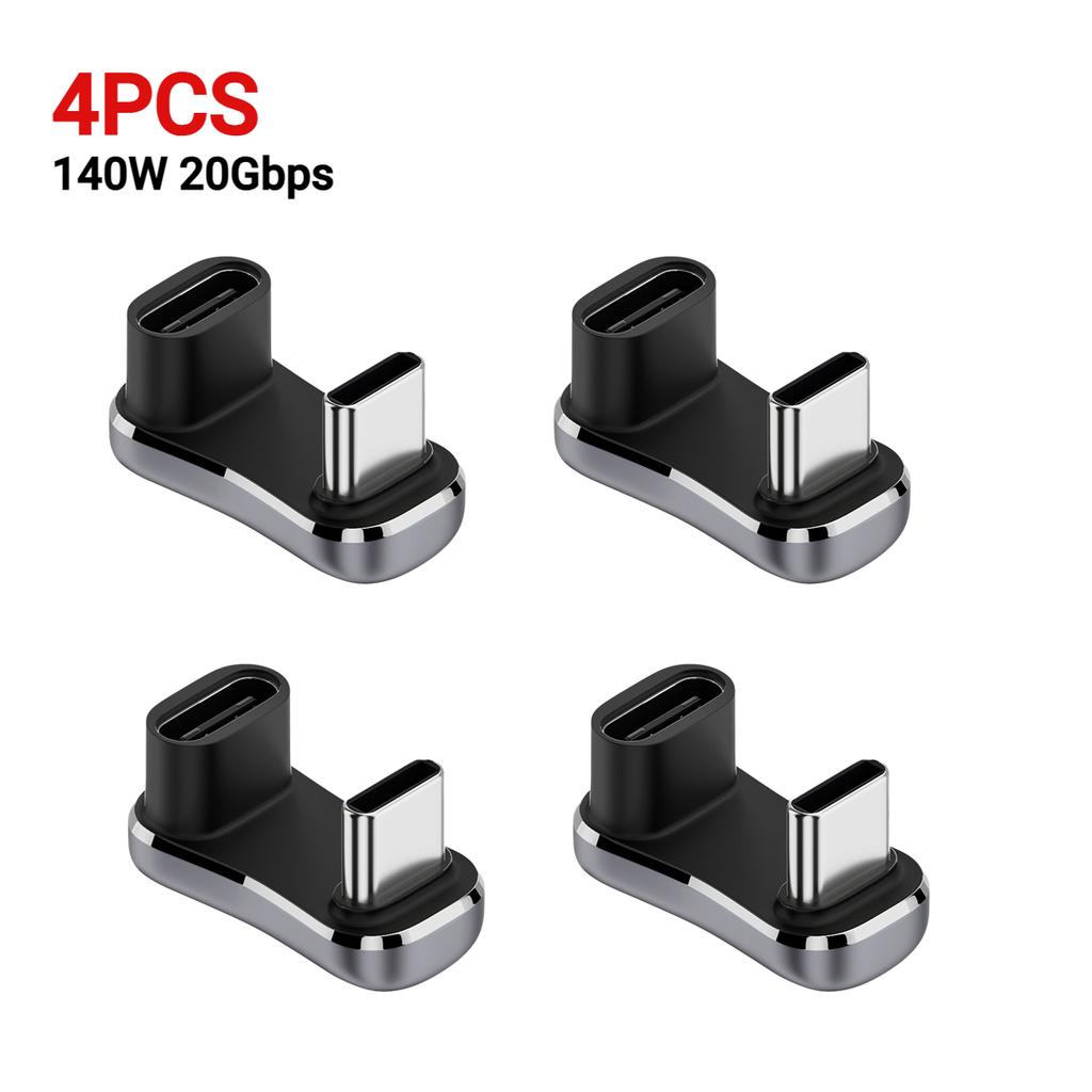 For Steam Deck USB C Male To Female Extension Connector 180 Degree PD 140W 20Gbps Fast Charging Adapter Game Console Accessoies