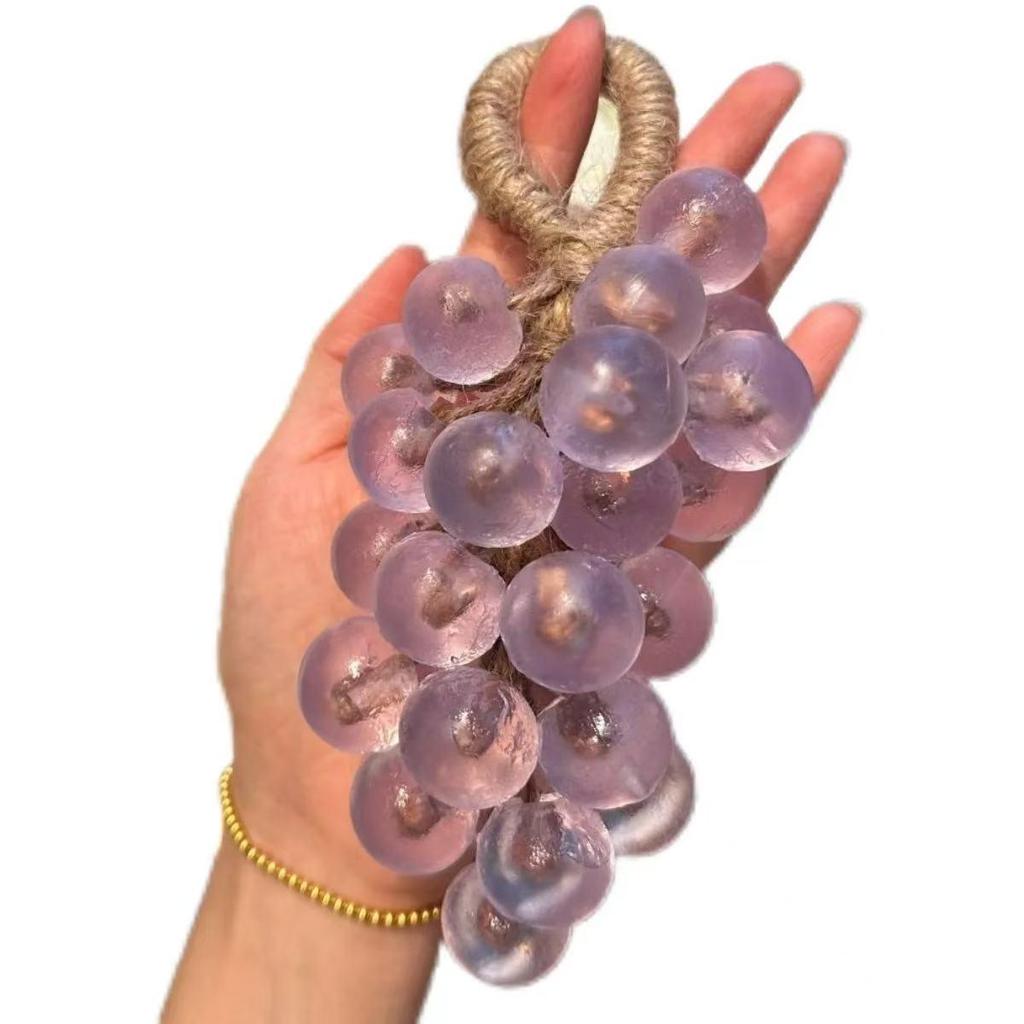 Crystal Grape Soap Cluster - Fun Birthday Gift and Decorative Bathroom Souvenir