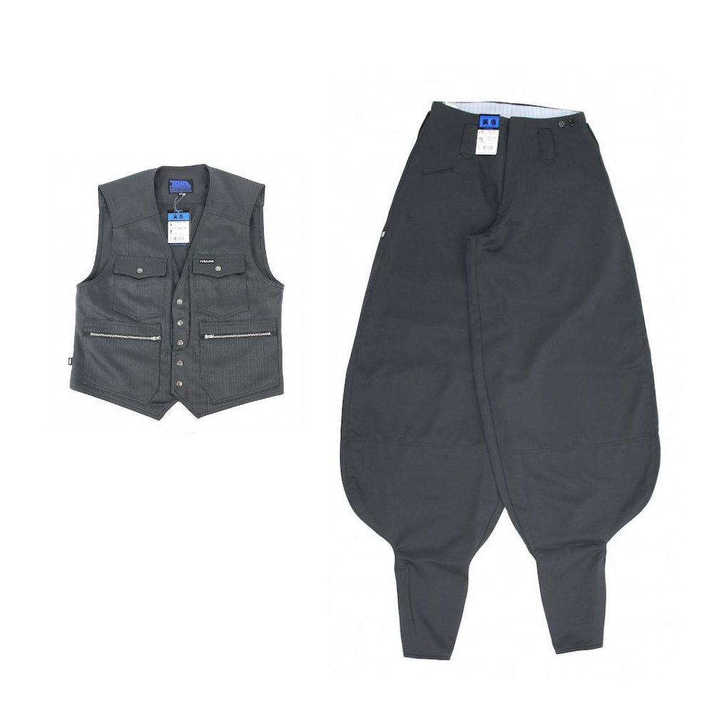Toraichi 3920 Series Vest and Workwear Set Size M x Black [Toraichi] Extra-Long (3920s611418) Workwear, Nikkapokka, W82cm, 13