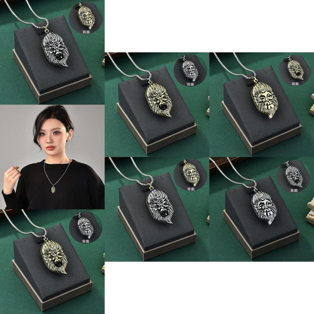 Premium Quality Pad Gold Necklace Showcasing Majestic Monkey King Pendant Ideal For Fashion Enthusiasts