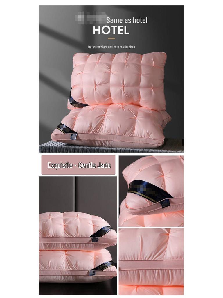 Luxusní polštáře s hlubokým spánkem a podporou krku - Pár 48x74cm, Nesesouvající se, Vysoký objem