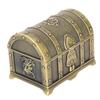 Vintage Jewelry Box European Style Exquisite Relief Pattern Antique Earring Necklace Bracelet Container Bronze