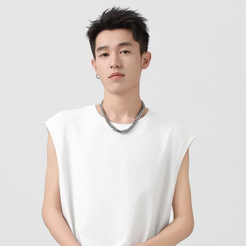 JEEP SPIRIT Men's Summer Cotton Sleeveless Vest