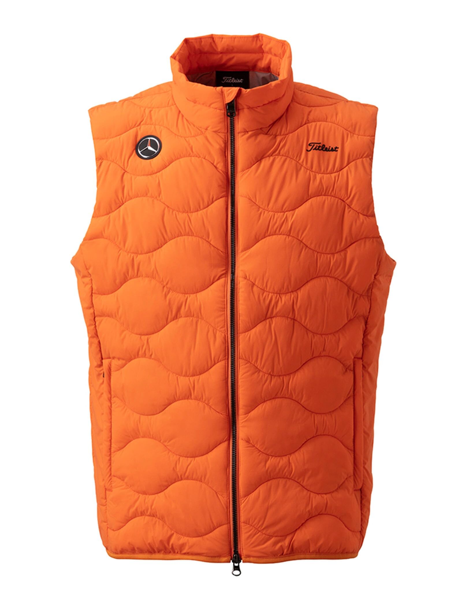 

Genuine x Titleist Stretch Insulation Size Small [Mercedes-Benz Collection] Mercedes-Benz Vest, Orange,