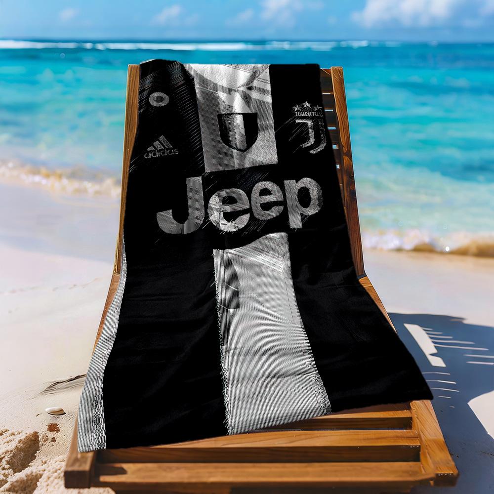 Juventus Beach Towel Super Soft Microfiber Quickdry Fabric Comfortable Lightweight