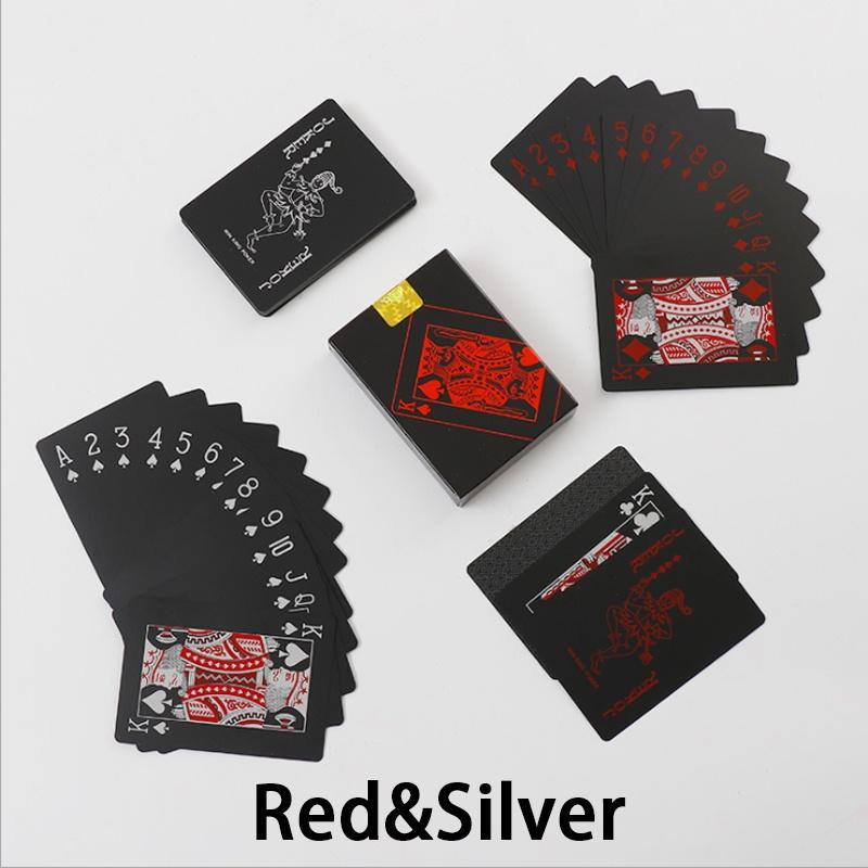 1pc wasserdichte Kunststoff Poker Spielkarten PET Tisch Spiele Halloween/Thanksgiving Tag/Weihnachten Geschenk