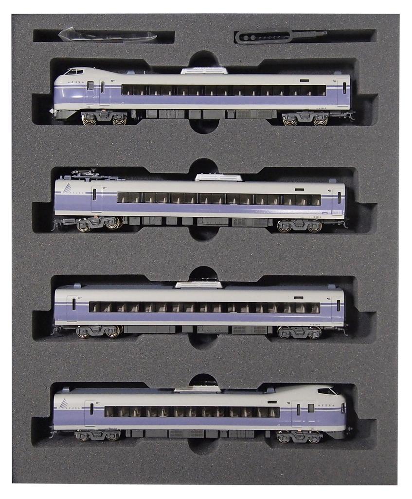 KATO N Gauge E351 Series Super Azusa Set Railway Model Train Purple 4-car Add-on 10-1343
