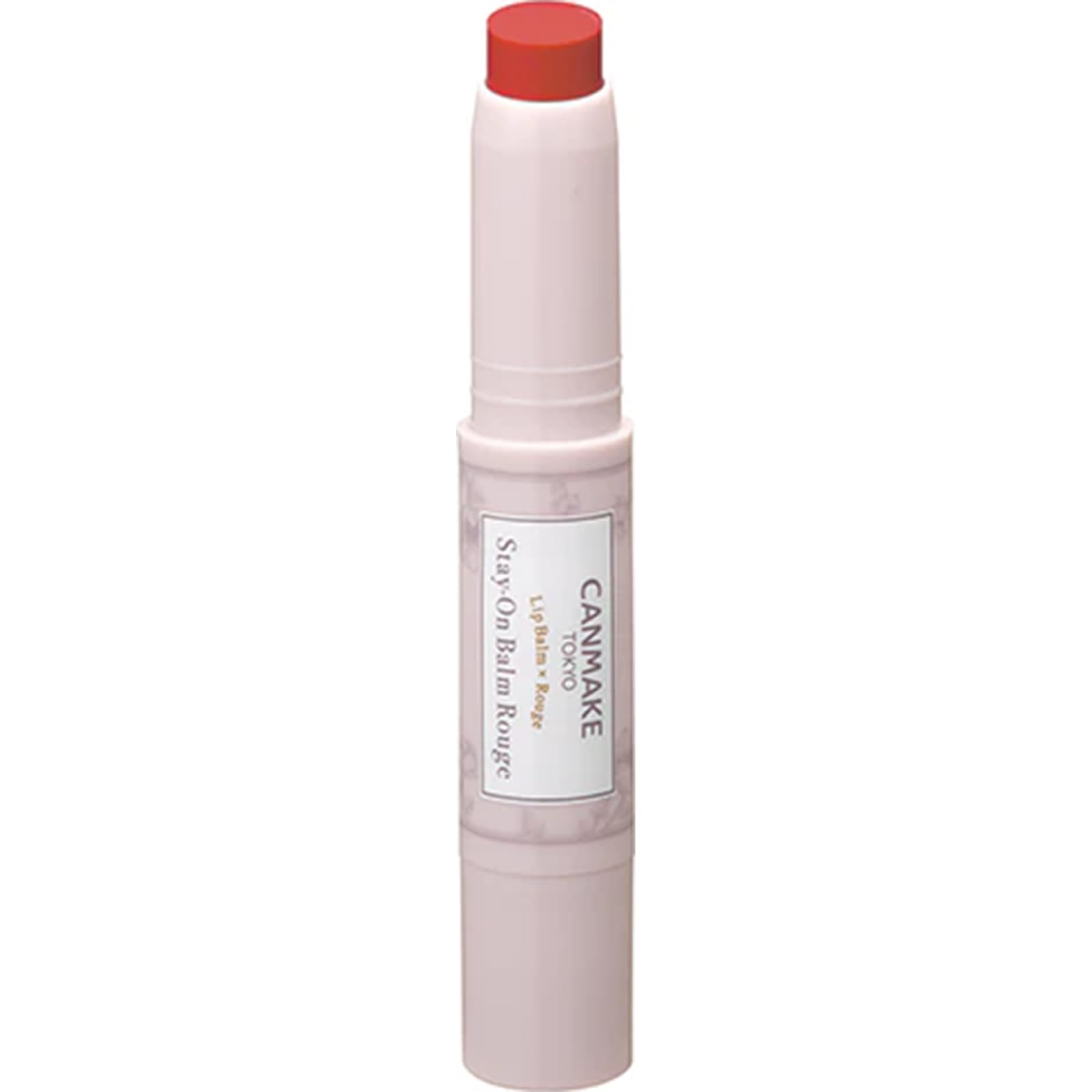 Canmake Balm Rouge 20 Shade 20 Cotton Stay-On Lipstick, Peony, 2.8g (x 1)