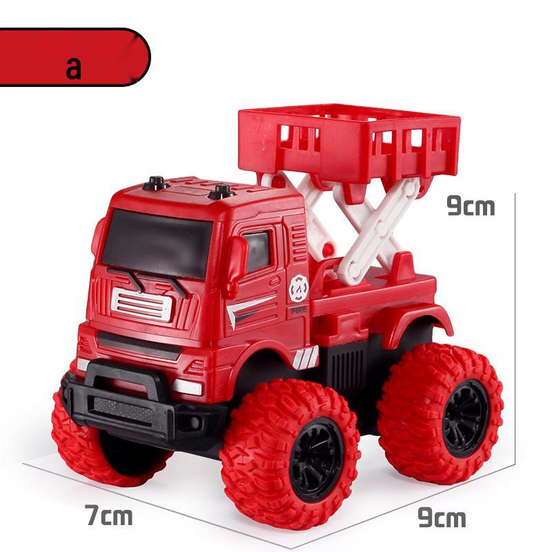 Kids' Inertial Excavator Toy Car: Off-Road Vehicle for Boys, Perfect for Small Gifts and Night Markets