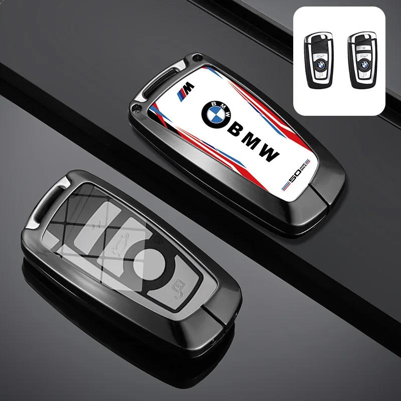 

Hot 2025 Zinc Alloy Car Key Case Cover Shell Bag For Bmw F20 F30 G20 f31 F34 F10 G30 F11 X3 F25 X4 I3 M3 M4 1 3 5 Series Auto Ac