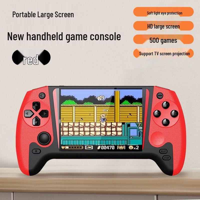 2025 Handheld Game Console: 500 Games, Large Screen, Joystick, Double Player, Connects to TV, Nostalgic Children's Toy Gift