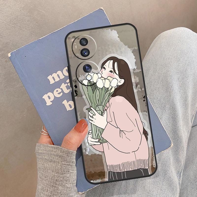 

Чехол-цветок Тюльпаны Весна Для Honor Magic 8 Pro 5 6 7 Lite Чехол Для Honor 400 200 90 70 50 X8a X8b X9a X9b X9c Honor Magic7 Lite