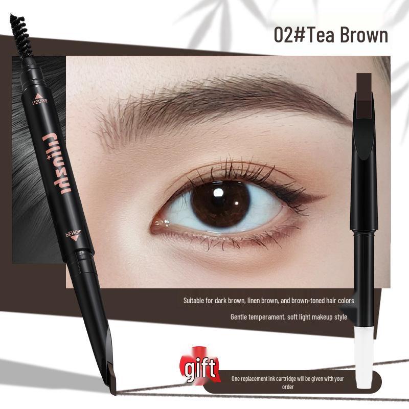 

Lilinzhí Waterproof Smudge-Proof Eyebrow Pencil - Smooth, Long-Lasting, Distinct Strokes. 400mg