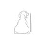 Smiling Puppy Car Window Sticker Removable Decal Personalizes Pet Car Accessories for Vehicles Glass Surfaces Gifts