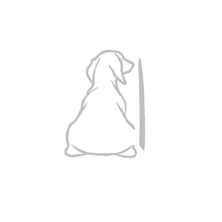 Smiling Puppy Car Window Sticker Removable Decal Personalizes Pet Car Accessories for Vehicles Glass Surfaces Gifts