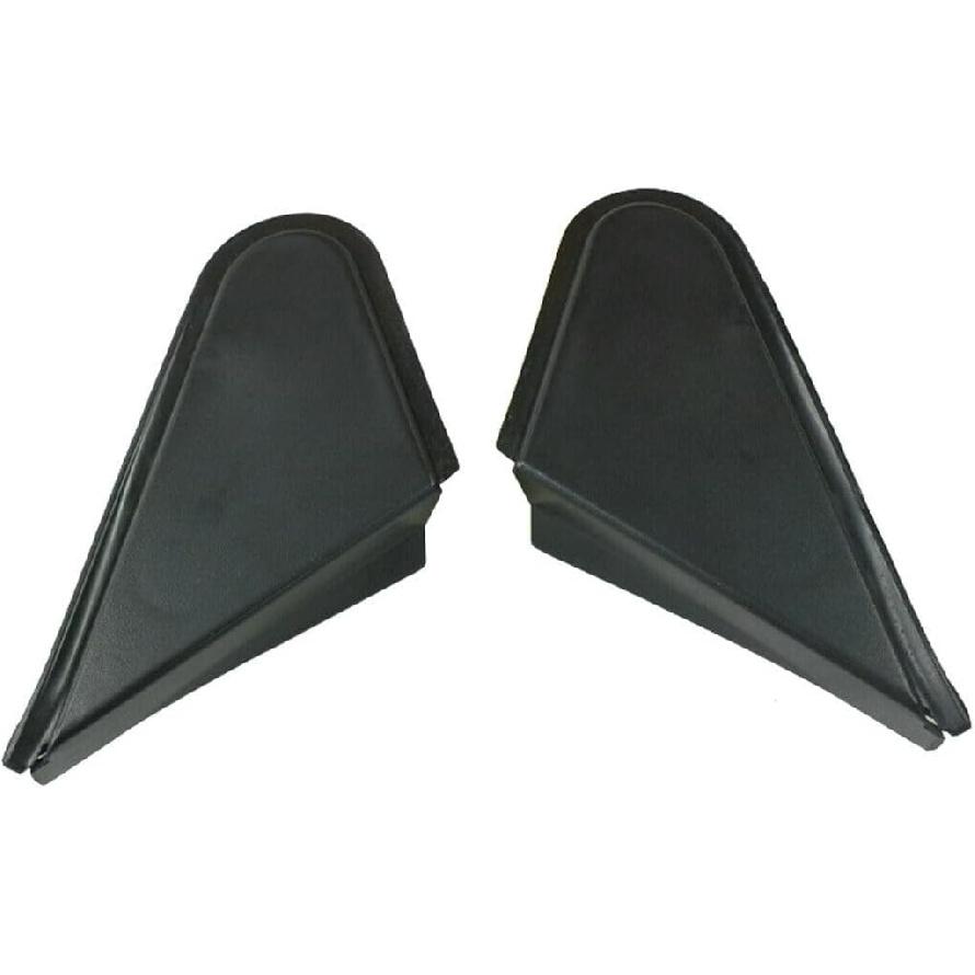 1Pair Car Side Mirror Corner Triangle Cover Trim for Toyota RAV4 2013 2014 2015 2016 2017 2018 Black